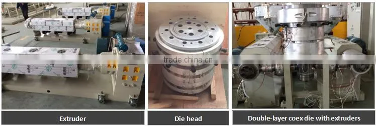 Double layer lldpe plastic mulch film blow machine