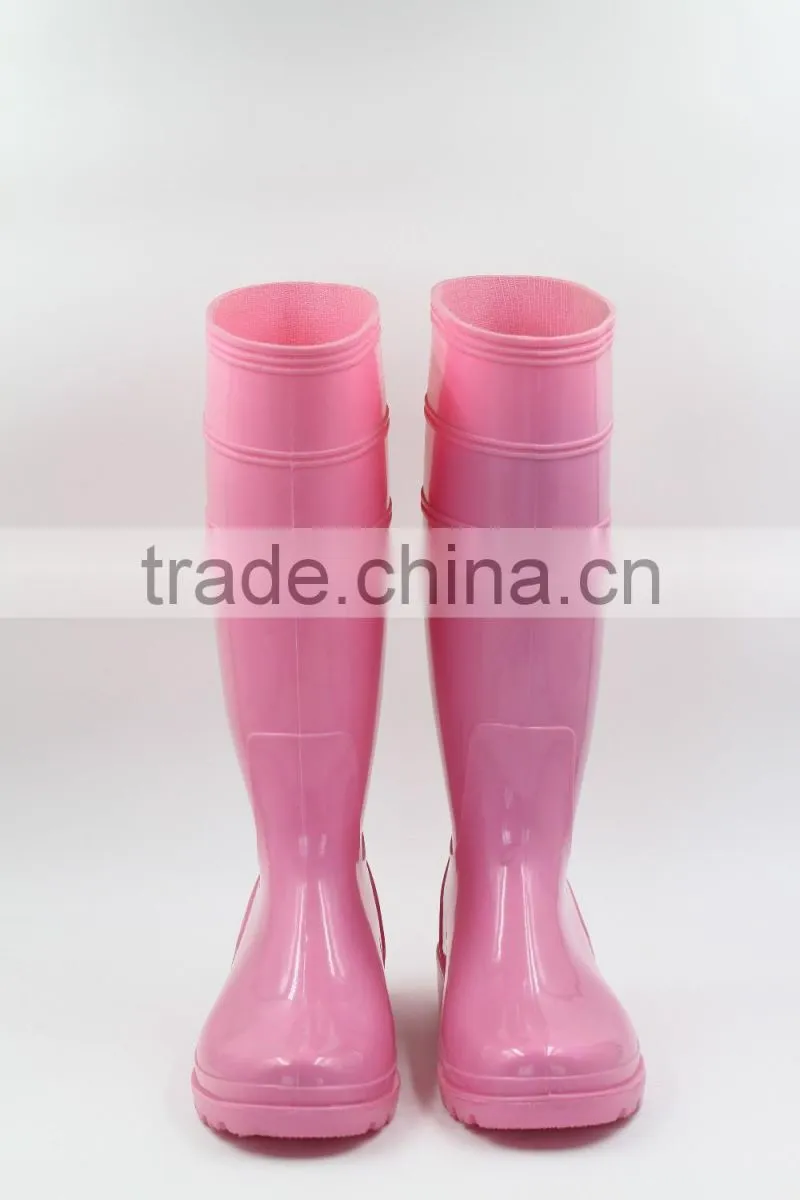 Light duty pvc boots ladies gumboots