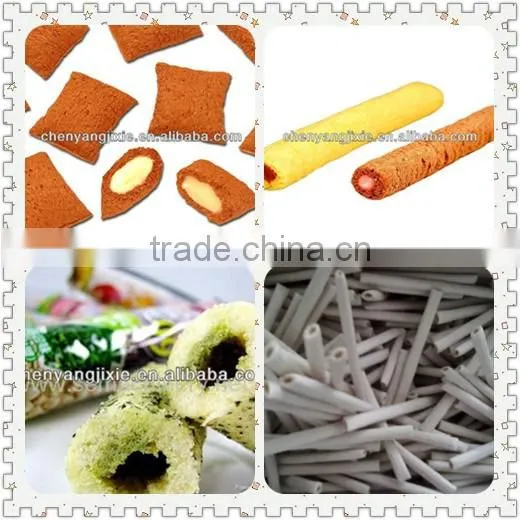 High output low consumption sandwich snack production line