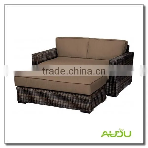 Audu Montecito Wicker Double Chaise