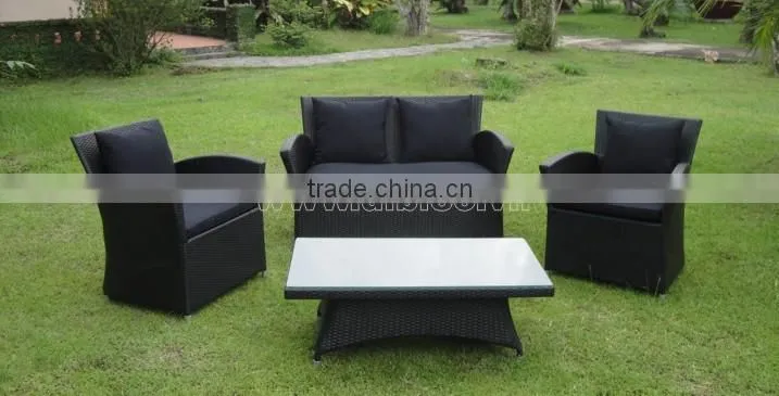 Garden Comfortable Resin-Wicker Outdoor Coffee Set