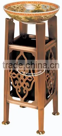Arlau Outdoor Waste Bin Garbage Container Dustbin,Rubbish Bins Dustbin,Two Recycle Bin