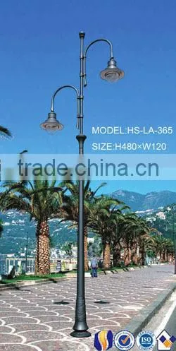 antique cast iron lamp pole