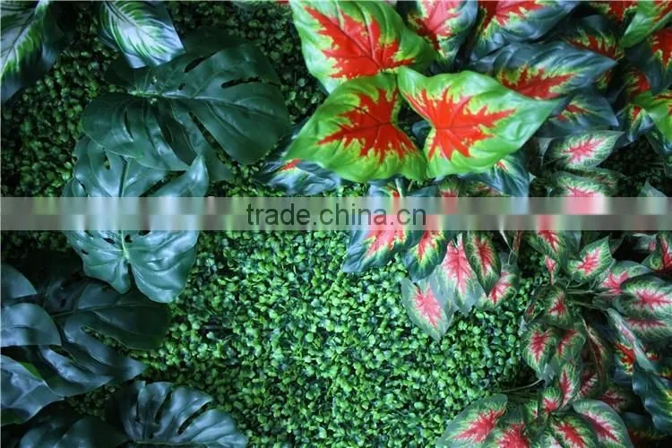 green wall artificial plant arrangement high density grass wall panel