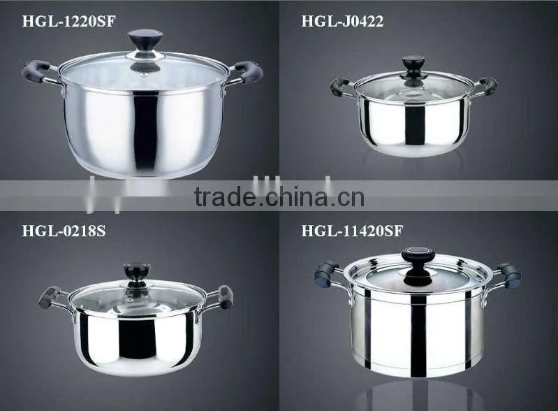 New design large stainless steel steamer pot cooking pot