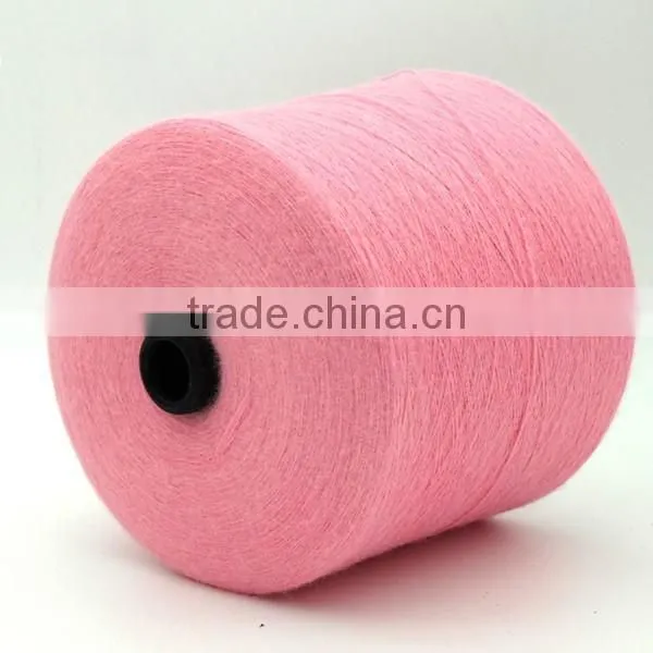 Viscose Nylon core spun yarn 28s/2 for knitting Anti pilling rabit hair