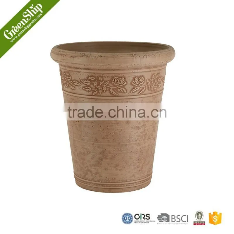 big coloful garden cheap styrofoam garden pot recycled unbreakable GreenShip