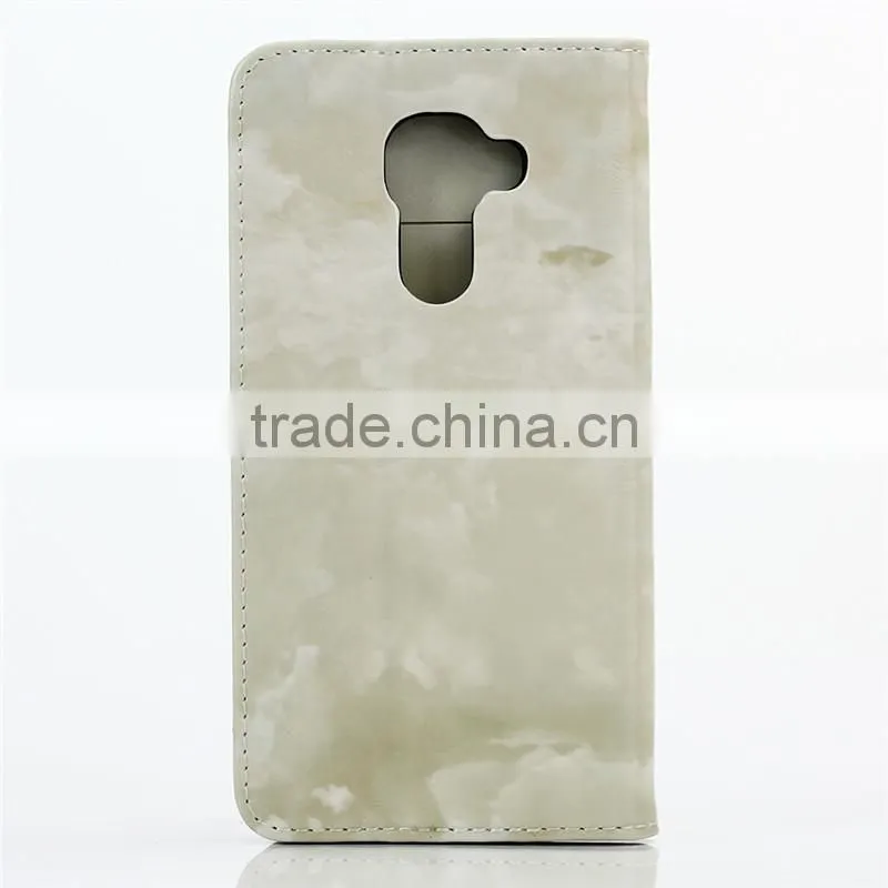 Noble design high quality marble PU card bumper/pocket cell phone case for Blackberry DTEK60