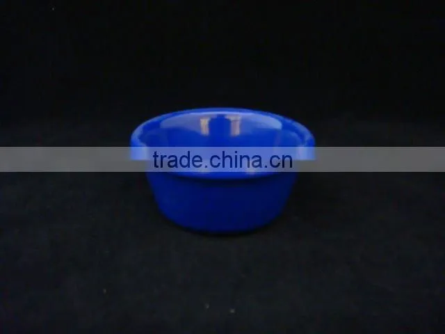 round melamine sauce dish