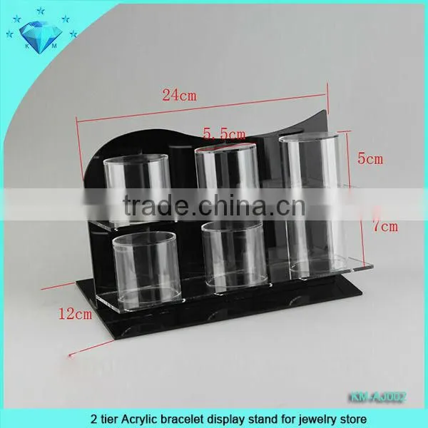 fashionable acrylic display stand with metal screw