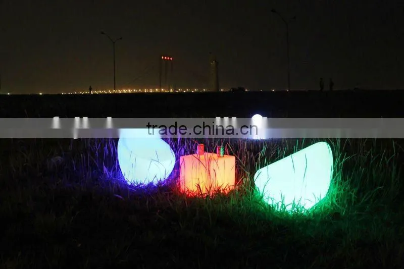 LED colorful decorative plastic furniture