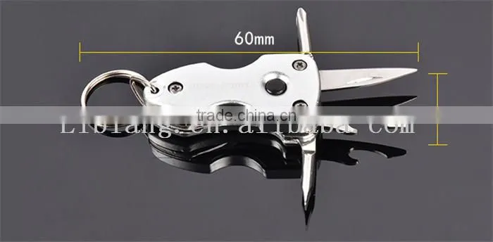 Creative outdoor present 7-in-1Portable Multi-Tool Key Ring