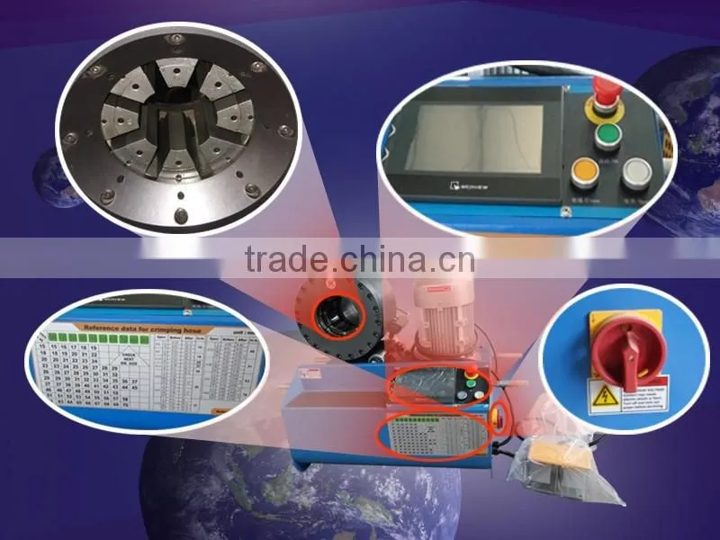 1/4" to 2" hydraulic hose assembly pressing machine/hose fitting tool/hose crimper machine