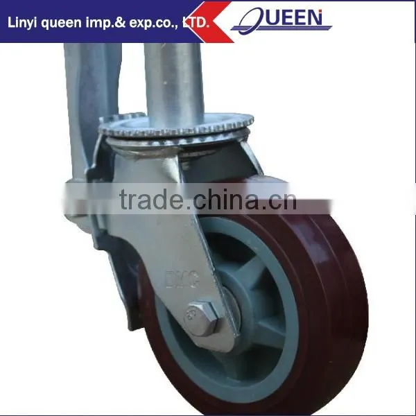 Adjustable Scaffolding Rubber Caster Wheel With High Quality