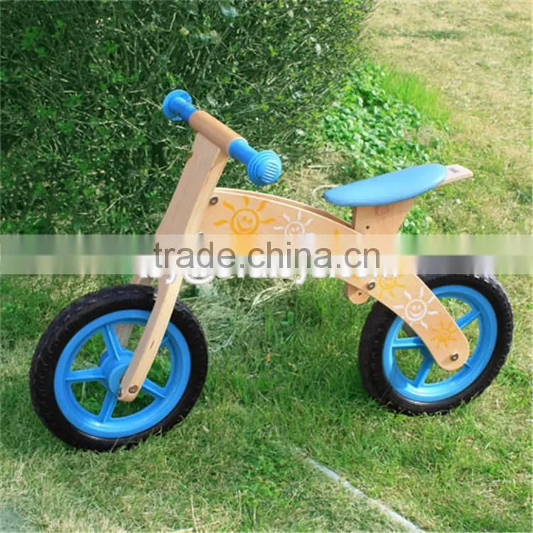 Best design no pedal wooden boys balance bike W16C179-S