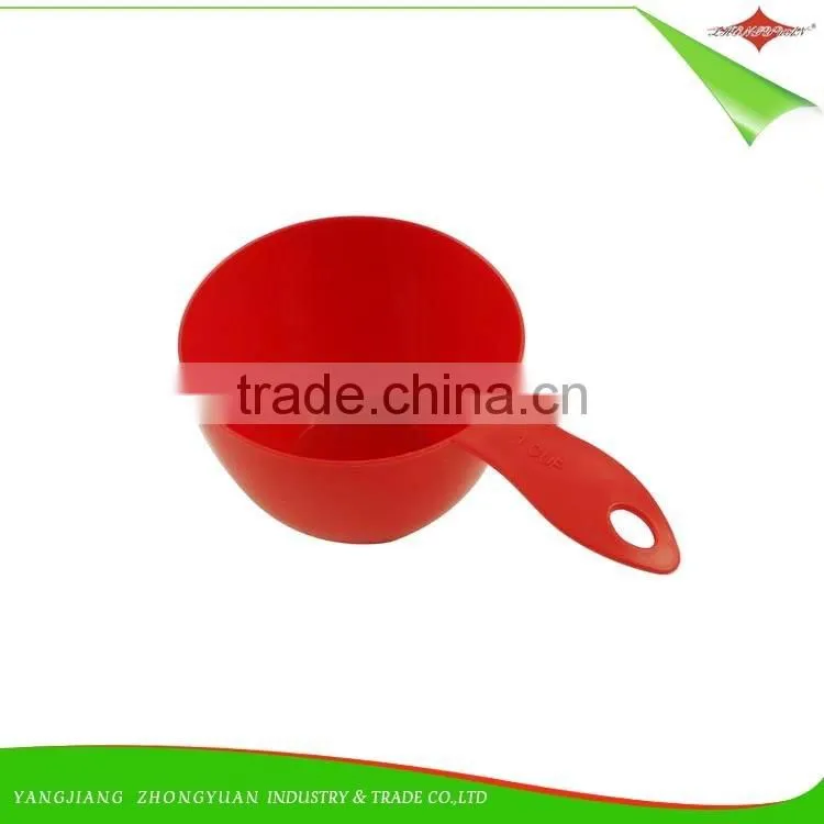 ZY-L1012A high quality colorful plastic kitchen set of 4 measuring cups
