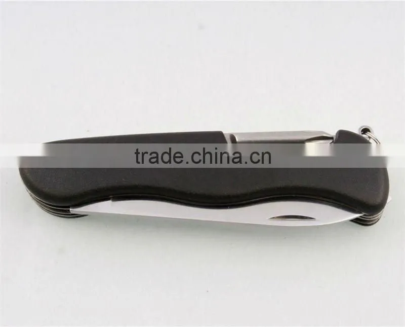 Multi functional stainless steel folding pocket knife multifunction keychain knife strider knife tools set K9006P-1