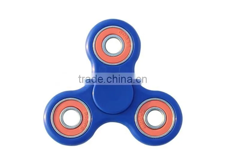 Fidget spinner Toy plastic ABS Aluminum Copper Hand Spinner with 608 ceramic ball bearing