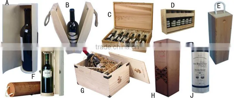 Elegant Cylinder Cardboard Wine Box, Wine Bottle Gift Box, Box Wine