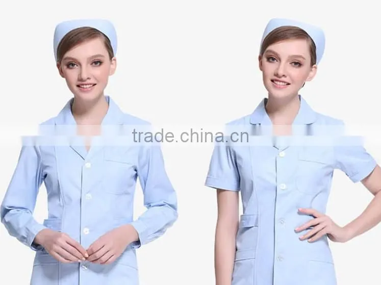 High quality fashionable women's nurse uniform design for hospital