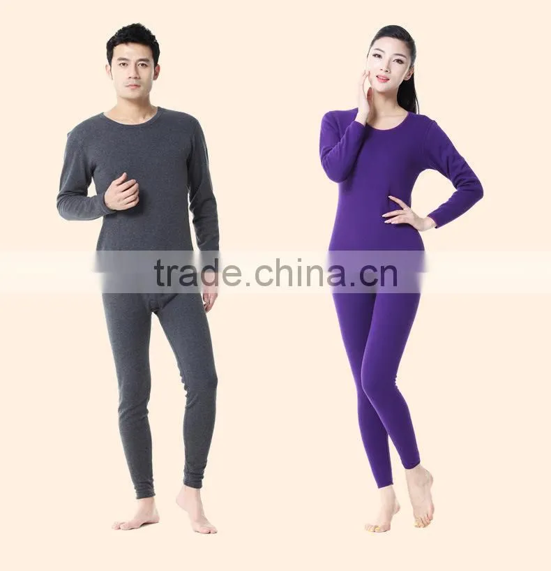 Top Brand High Quality Winter Thermal Suit Women And Men Long John Set Thick Warm