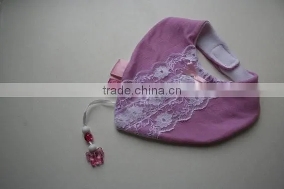 Yiwu Mingzhen garment factory Supply kids clothes cheap price Lace baby bib