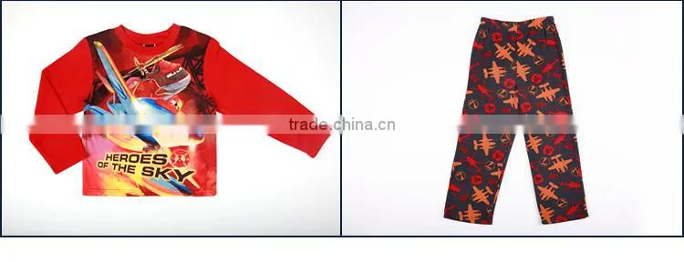 Two piece set pajamas home sleep wear boys formal wear