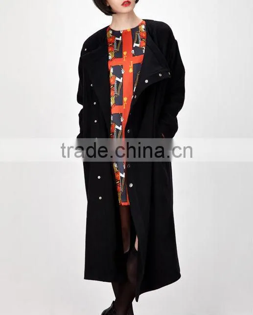 Autumn New Coming Warm Clothing Slim Fit Women/men Woolen Coat