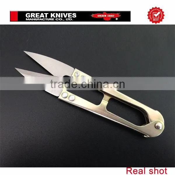 Wholesale Golden Eagle Yarn Scissors Golden handle 12+1 Thread Cutter with the Best Quality