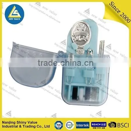 Transparent ABS material portable hand sewing Hand Sewing Use plastic box travel sewing kit