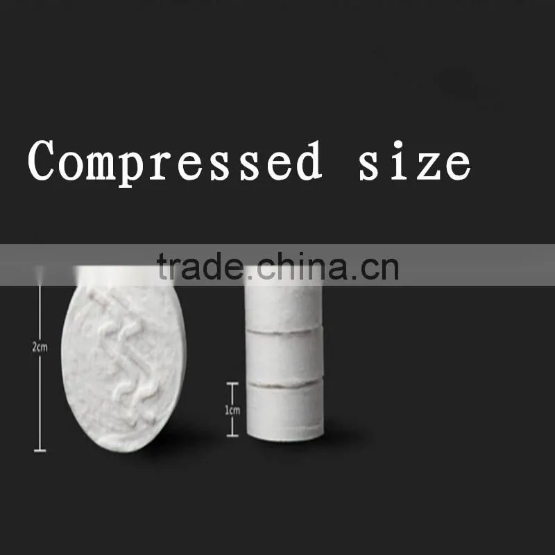 Portable tablet magic tissue clean wipe coin towel