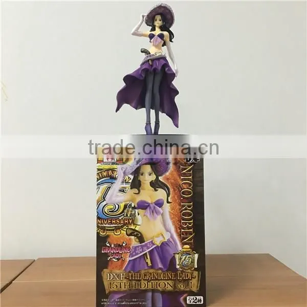 Wholesale price Anime figure One Piece action figure 15th Anniversary Edition Robin with gift box