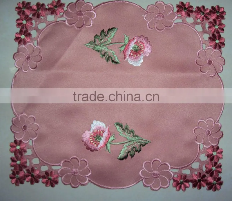 decorative embroidery tissue box cover