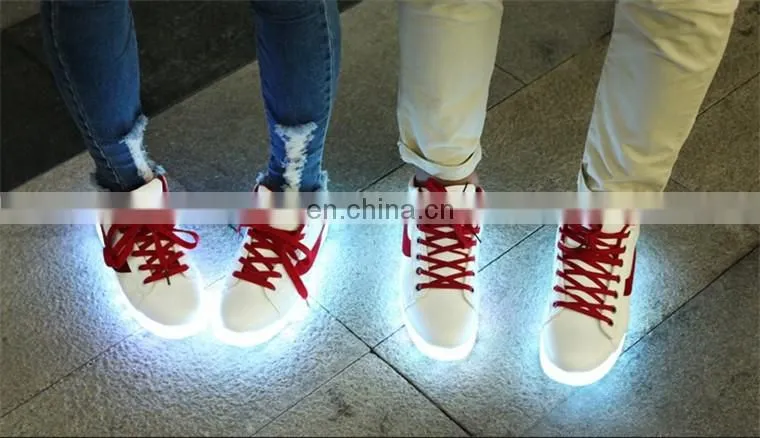 Hot Sale Mens Womens Nigh Club Simulation Couple Light Up LED Shoes Sneakers
