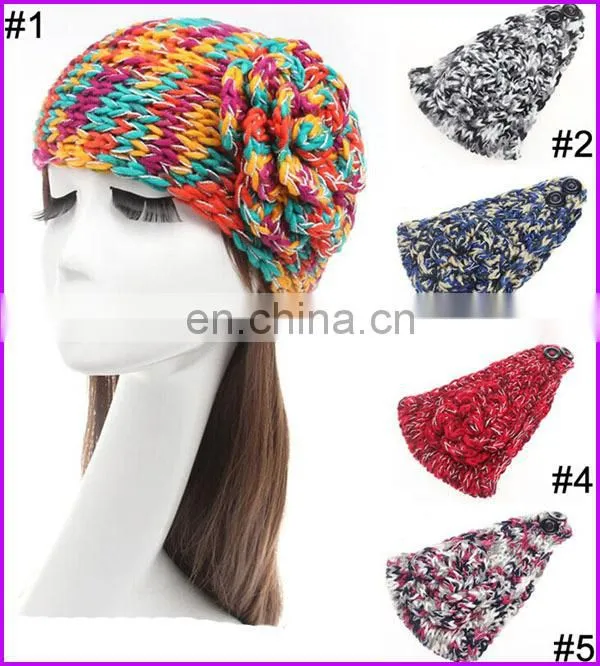 2014 european style colorful new hand crochet headband