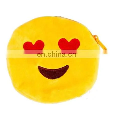 OEM&ODM Accepted Cheap Wholesale Custom Emoji Plush Keychain