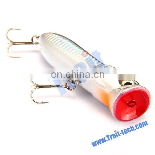 3D 110mm Colorized Fish Shape Fishing Lure Fishing Tackle with Two Bait Hook