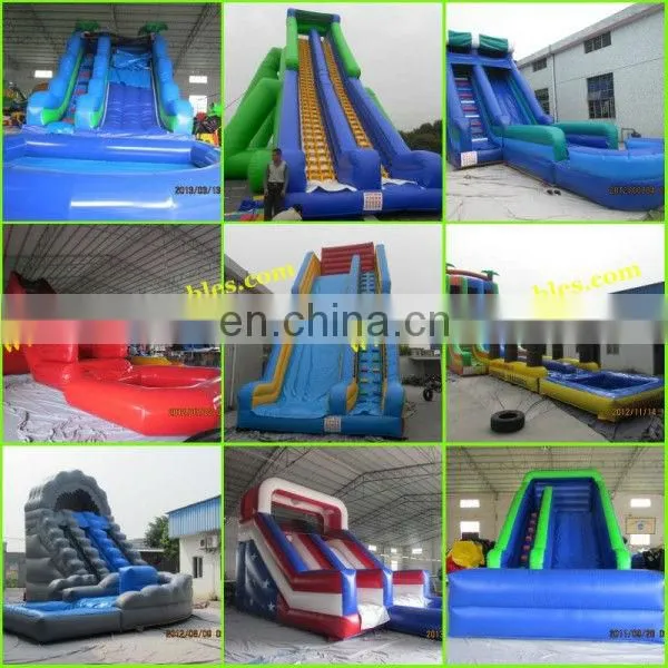 Top largest inflatable water slide lake inflatable water slides