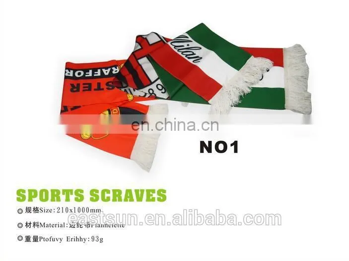 supply customized Football Scarf & Soccer Scarf
