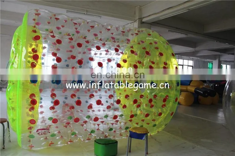 Guangzhou factory directly sale clear roll inside inflatable ball 2.8X2.6M