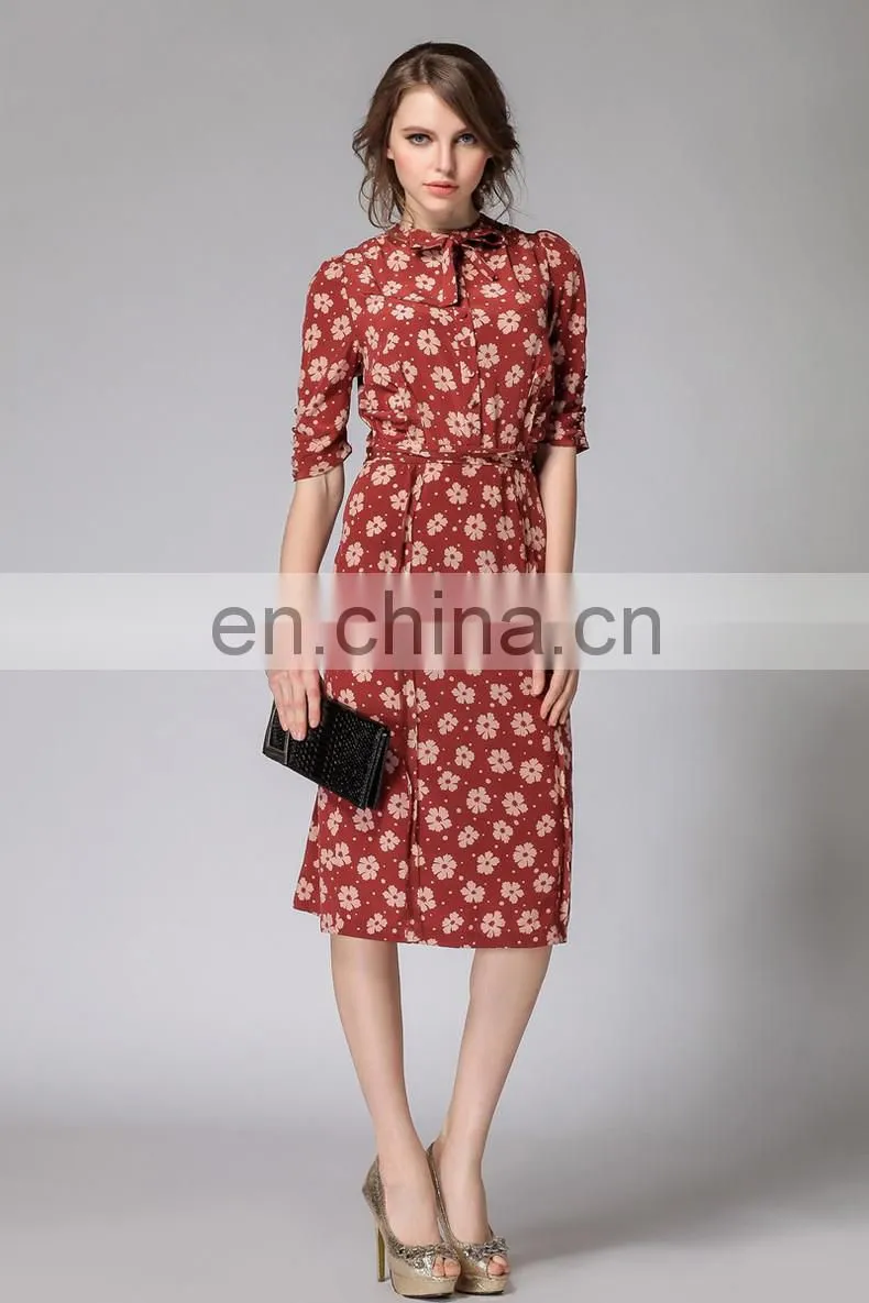2015 women dresses printed dresses fashion summer dresses