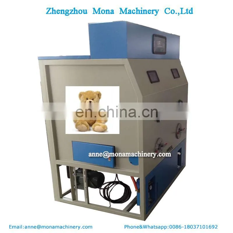 Fiber filling production line machine for soft toy , dolls fiber ball filling machine price