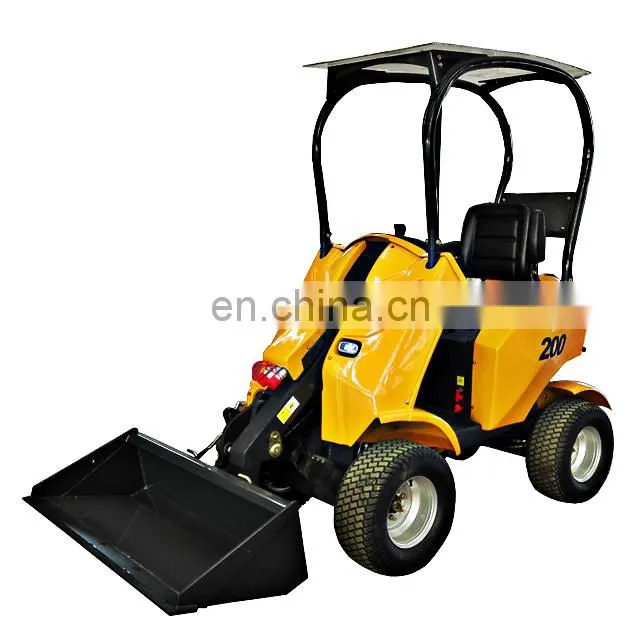 Small tractor gas mini articulating loader for sale