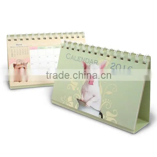 dog customized print promotional wall calendar