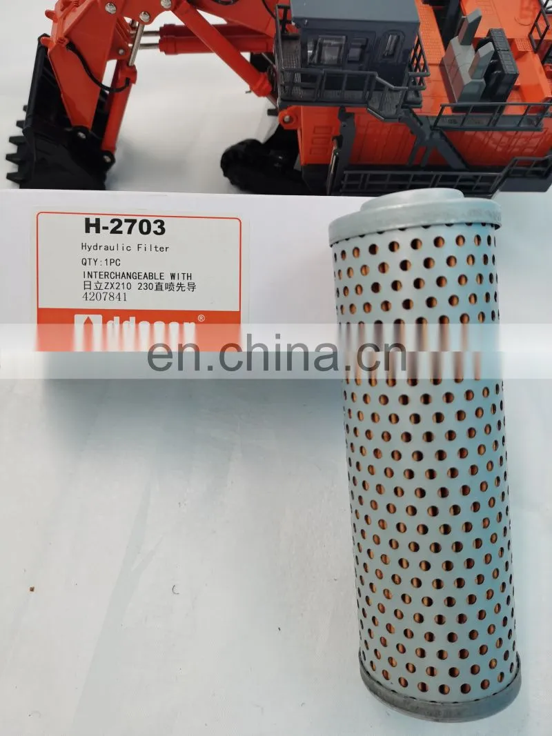 HOT SELLING excavator parts hydraulic filter H-2703 4207841 for ZX210,ZX230