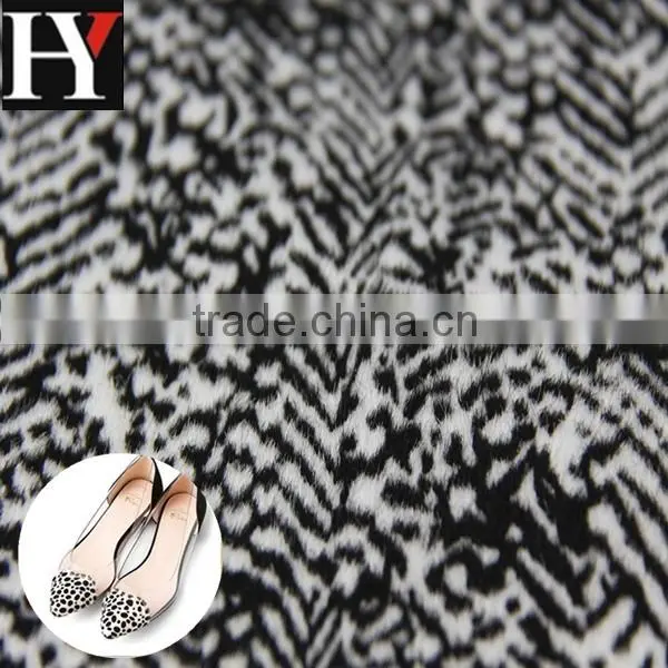 Top Quality Faux Fake Fur Fabric Imitation Horse Hair for shoes