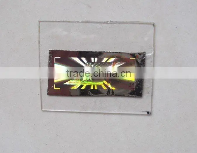 3D customized hologram sticker .3D laser hologram label