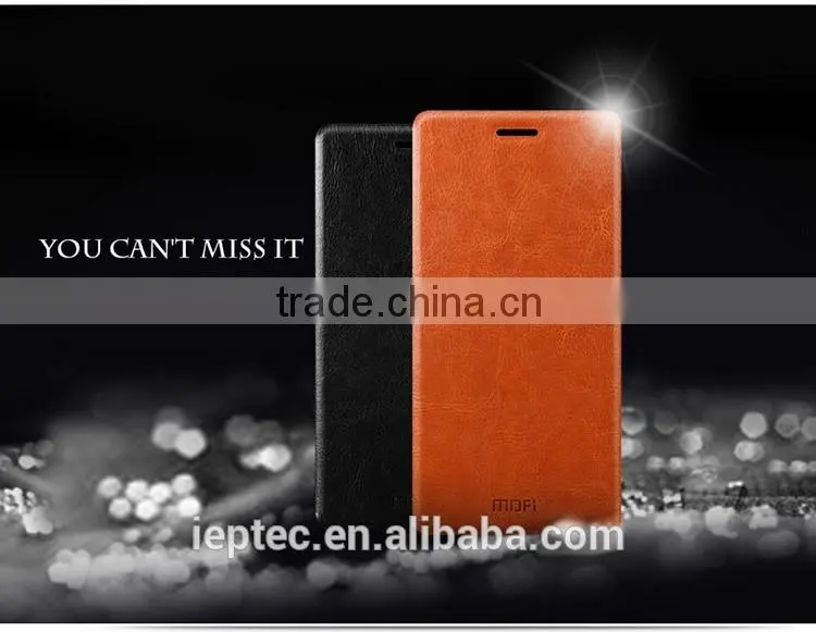 MOFi Case Celular PU Leather Flip Coque for Huawei Honor 7, Mobile Phone Set Back Cover Housing for Honor7