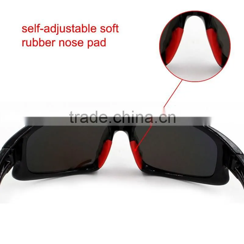 Gafas De Sol flexible rubber tips anti glare full frame unisex sunglasses