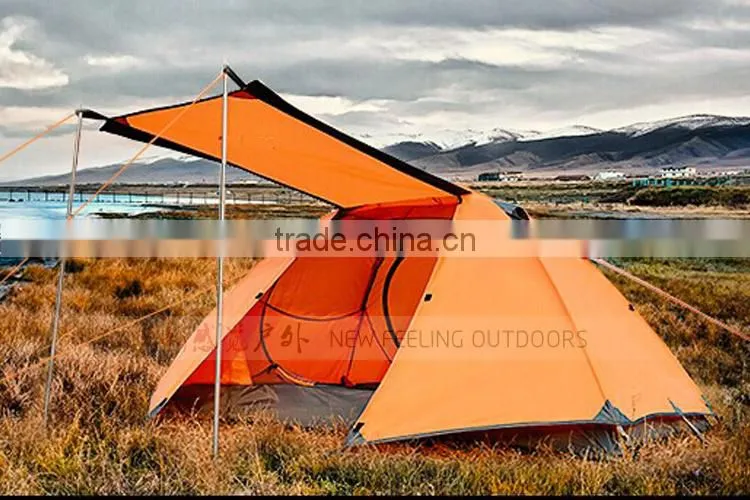 TOOTS High-Quality Outdoor Family Camping Tent ,Foldable Double Layers Camping Tent for 3 Person